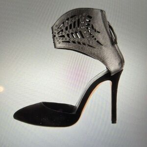 IRO Suede Leather Ankle Studded Laser Cutout Sz 36 6  5.5 New $ 630